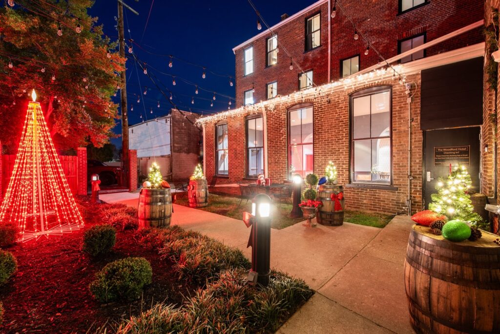 Private event space at The Woodford Hotel, Versailles KY