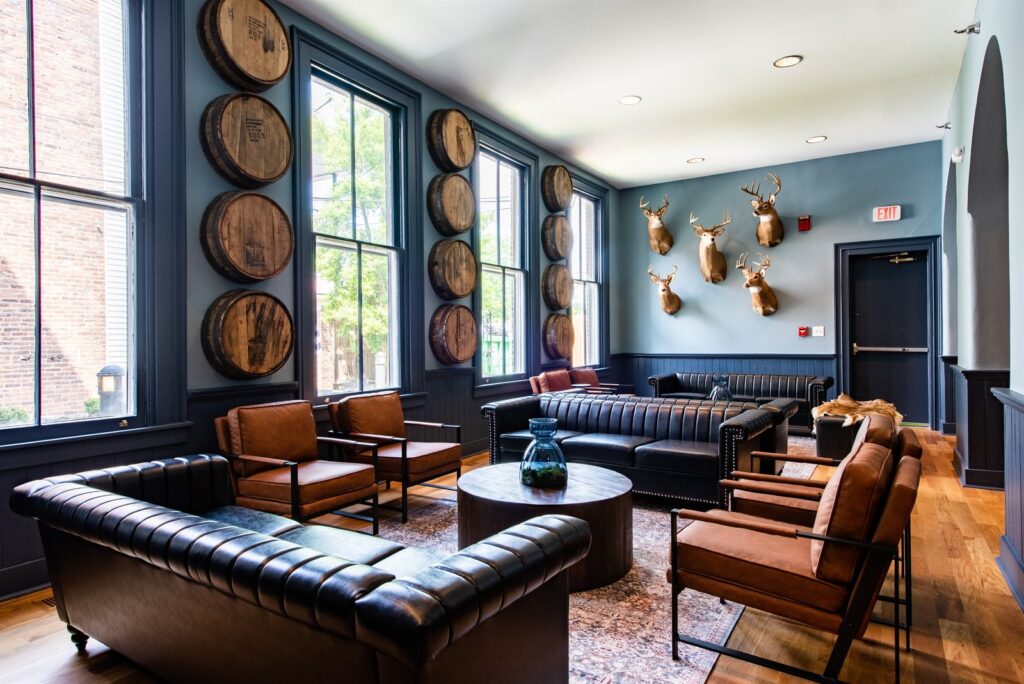 Private event space at The Woodford Hotel, Versailles KY